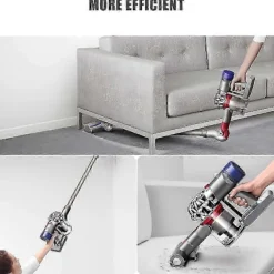 Dammsugare & Tillbehör-21.6V 8000MAh Batteri för V8 Li-Ion Dammsugare med Filter