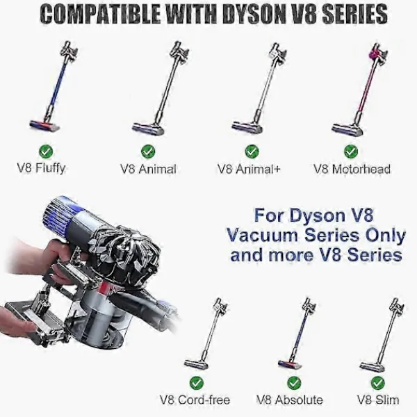 Dammsugare & Tillbehör-21.6V 8000MAh Batteri för V8 Li-Ion Dammsugare med Filter