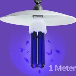unbranded Skadedjur & Insekter-220V 30W E27 UV-ljus Ultraviolett Mosquito Killer Lamp Blacklight UV-ersättningslampa för mygg- och flygande insektsfälla