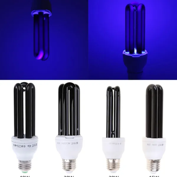 unbranded Skadedjur & Insekter-220V 30W E27 UV-ljus Ultraviolett Mosquito Killer Lamp Blacklight UV-ersättningslampa för mygg- och flygande insektsfälla