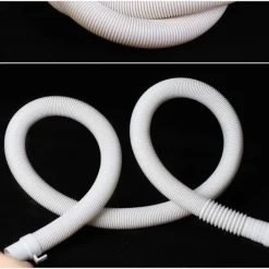 Tvättmaskiner-Vattenavloppsslang, 2m Flexibel universal avloppsslang för universal evakueringskit, för diskmaskin och tvättmaskin [PL]