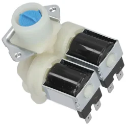 Tvättmaskiner-Vatteninloppsventil för tvättmaskin, ersättning, dubbelhuvudsolenoid AC220V-240V
