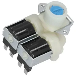 Tvättmaskiner-Vatteninloppsventil för tvättmaskin, ersättning, dubbelhuvudsolenoid AC220V-240V