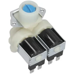 Tvättmaskiner-Vatteninloppsventil för tvättmaskin, ersättning, dubbelhuvudsolenoid AC220V-240V