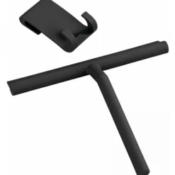 Fönsterrengöring-Vattenskrapa för fönster och kabin, [Svart 21cm], Silikonskrapa för fönster, badrumsspegel