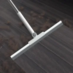 Fönsterrengöring-*Vattenskrapa golv golvskrapa dusch duschskrapa långt handtag, fönsterskrapa med handtag, vattentorkare duschtorkare 42 cm bred