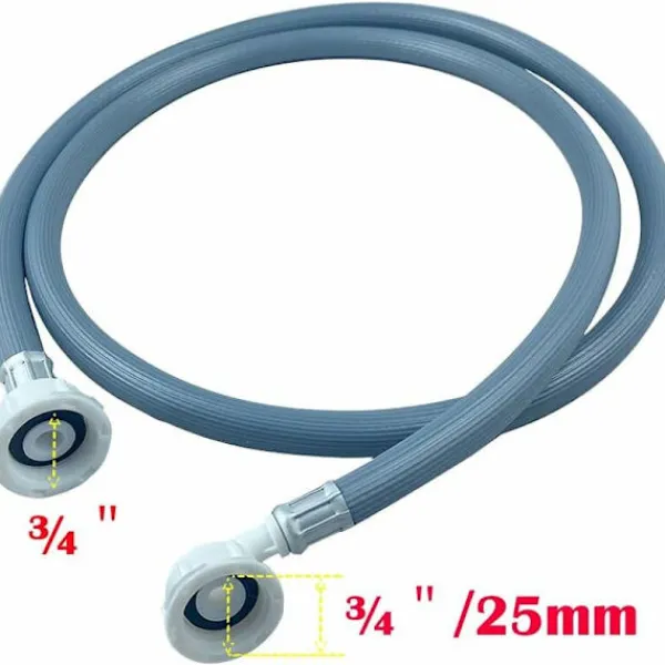 Tvättmaskiner-Vattenslang för tvättmaskin, förlängningsslang för diskmaskin, 3/4" vinklad vatteninloppsslang för diskmaskin, universell vatteninloppsslang för tvättmaskiner | Fyndiq