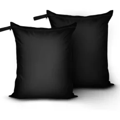 Tvättillbehör-Vattentät smutstvättpåse för resor, våt och torr påse, återanvändbar hängande dragkedjeförvaringspåse för baddräkt, gym, strandhandduk (2-pack)