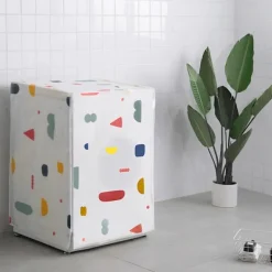 Tvättmaskiner-Vattentät Vändbar Tvättmaskinsskydd för Tvätt- och Torktumlare