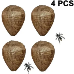 Skadedjur & Insekter-Vattentäta getingbo-lockfåglar hängande geting- och getingavskräckande medel i tyg, giftfria bi-lockfåglar avskräckande medel för hem, trädgård, utomhus, brun | Fyndiq