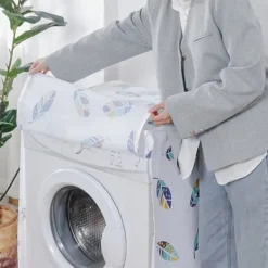 Tvättmaskiner-Vattentätt skydd, PEVA dammskydd tvättmaskin_max