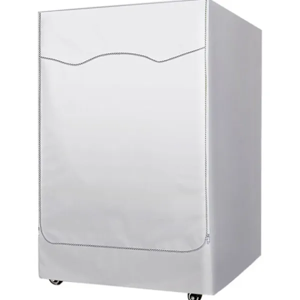 Tvättmaskiner-Vattentätt tvättmaskinskydd, skyddande tvättmaskinskydd, dammskydd för frontmatad tvättmaskin och torktumlare, passar för 8,5-10" tvättmaskiner