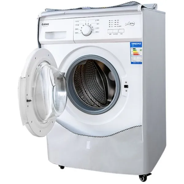 Tvättmaskiner-Vattentätt tvättmaskinskydd, skyddande tvättmaskinskydd, dammskydd för frontmatad tvättmaskin och torktumlare, passar för 8,5-10" tvättmaskiner