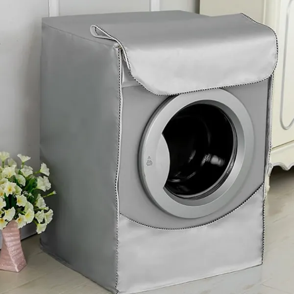 Tvättmaskiner-Vattentätt tvättmaskinskydd, skyddande överdrag för frontmatad tvättmaskin och torktumlare, dammtätt anti-UV anti-regn 210D förtjockat Oxford-tyg (60 | Fyndiq