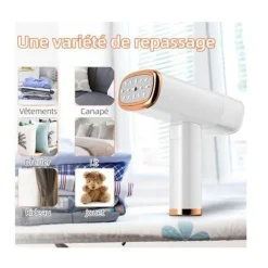 ECLshop Ångtvättar-Vertikal Steamer, Portabelt Vertikalt Strykjärn 1000W 150ML, Steamer, Steamer Lämplig för Alla Tyger