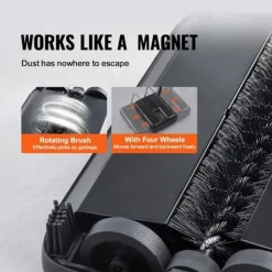 AIZHENCHEN Städmaskiner-VEVOR Manuell Golv- och Mattborste - Elektrisk Fri