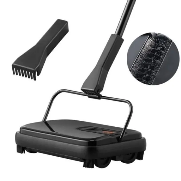 Städmaskiner-VEVOR Mekanisk borste manuell golv- och mattrengöringsmaskin utan elektricitet