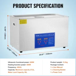 OEM Städmaskiner-VEVOR Ultrasonic Rengörare, Hög Ultraljudseffekt, Stora Kapacitetsalternativ,30L