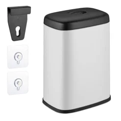 Northix Soptunnor-Väggmonterad avfallsbehållare, 5L, avtagbart lock