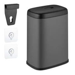Northix Soptunnor-Väggmonterad avfallsbehållare, 5L, avtagbart lock