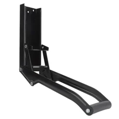 Soptunnor-Väggmonterad metallburkpress Mjukt handtag Halkfri matta Enkel krossning Ölburkpress Svart