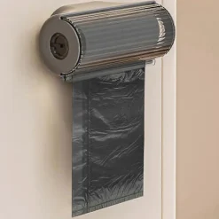 Soptunnor-Väggmonterad soppåsedispenser plastpåsar shoppingväska behållare