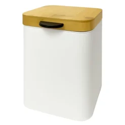 Northix Soptunnor-Väggmonterad soptunna för badrum, 3 l, mjukstängande lock