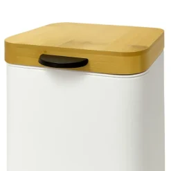 Northix Soptunnor-Väggmonterad soptunna för badrum, 3 l, mjukstängande lock