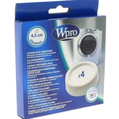 WPRO Tvättmaskiner-Vibrationsdämpande pads x4 481281718845