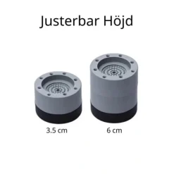 Tvättmaskiner-Vibrationsdämpare för Tvättmaskin/Torktumlare - Grå