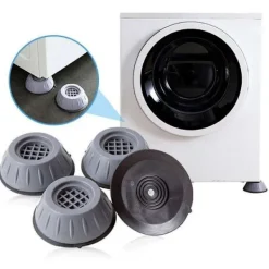 Otego Tvättmaskiner-Vibrationsdämpare Tvättmaskin - Fötter som dämpar vibrationer one size
