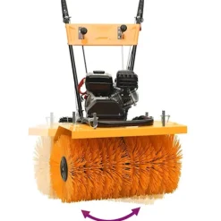 vidaXL Städmaskiner-2-i-1 snöslunga och sopmaskin bensindriven 6,5HK