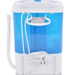 vidaXL Tvättmaskiner-Minitvättmaskin med enkel trumma 2,6 kg