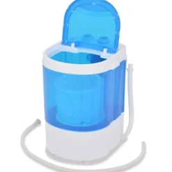 vidaXL Tvättmaskiner-Minitvättmaskin med enkel trumma 2,6 kg