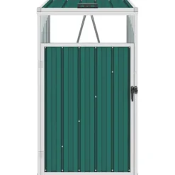 vidaXL Soptunnor-Skjul till sopkärl 72x81x121 cm stål