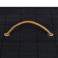 vidaXL Tvättillbehör-Tvättkorg bambu med 1 sektion