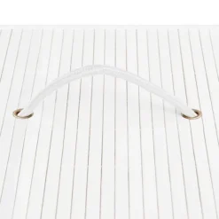 vidaXL Tvättillbehör-Tvättkorg bambu med 2 sektioner 72 L