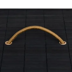 vidaXL Tvättillbehör-Tvättkorg bambu med 1 sektion 83 L