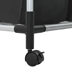 vidaXL Tvättillbehör-Tvättsorterare med 4 påsar grå