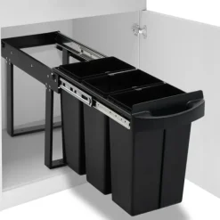 vidaXL Soptunnor-Utdragbar sophink mjuk stängning 36 L