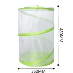 Skadedjur & Insekter-Vikbar Insektsfjärilshabitatbur Klar Mesh Bärbar Burbehållare L