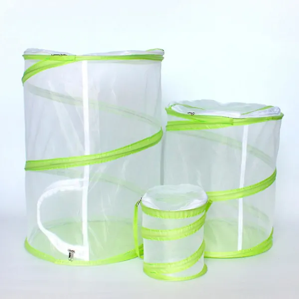 Skadedjur & Insekter-Vikbar Insektsfjärilshabitatbur Klar Mesh Bärbar Burbehållare L