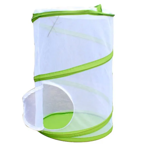 Skadedjur & Insekter-Vikbar Insektsfjärilshabitatbur Klar Mesh Bärbar Burbehållare L