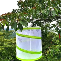 Skadedjur & Insekter-Vikbar Insektsfjärilshabitatbur Klar Mesh Bärbar Burbehållare L