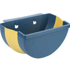 Soptunnor-Vikbar köksavfallshink hängande soptunna behållare avfallskorg för kök badrum mörkblå