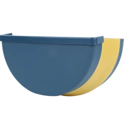 Soptunnor-Vikbar köksavfallshink hängande soptunna behållare avfallskorg för kök badrum mörkblå