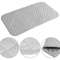 Strykjärn-Vikbar Strykbräda, Strykbrädafilt Ångstrykning Halksäker Värmebeständig Resestrykmatta Stryköverdrag för Tvättmaskin