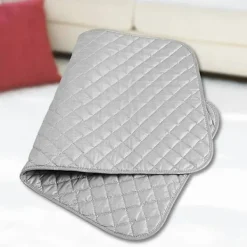 Strykjärn-Vikbar Strykbräda, Strykbrädafilt Ångstrykning Halksäker Värmebeständig Resestrykmatta Stryköverdrag för Tvättmaskin