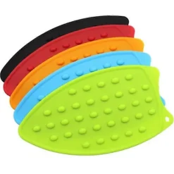 Strykjärn-Vikbar Strykmatta Silikon Strykjärnsställ Värmebeständig Halkfri Strykbräda Skyddsdyna Isolering Pad Överdrag