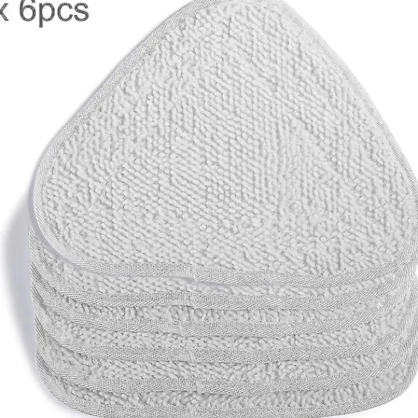 Städmoppar-Vileda 100 Kompatibel 6-pack Mikrofiber Ångmoppkuddar Ersättning